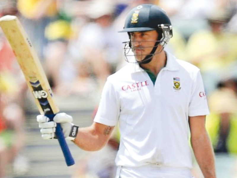 south africa s faf du plessis was fined only 50 of his match fee for the ball tampering incident in the second test against pakistan photo file afp