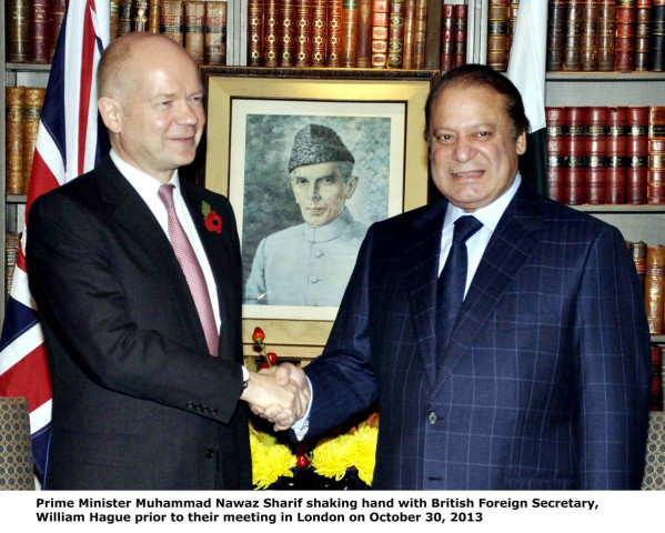 nawaz sharif shaking hands with british foreign secretary in london photo pid nawaz sharif shaking hands with british foreign secretary in london photo pid
