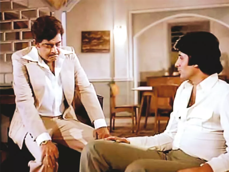 for over ten years veteran actors shatrughan sinha and amitabh bachchan were frenemies photo file for over ten years veteran actors shatrughan sinha and amitabh bachchan were frenemies photo file
