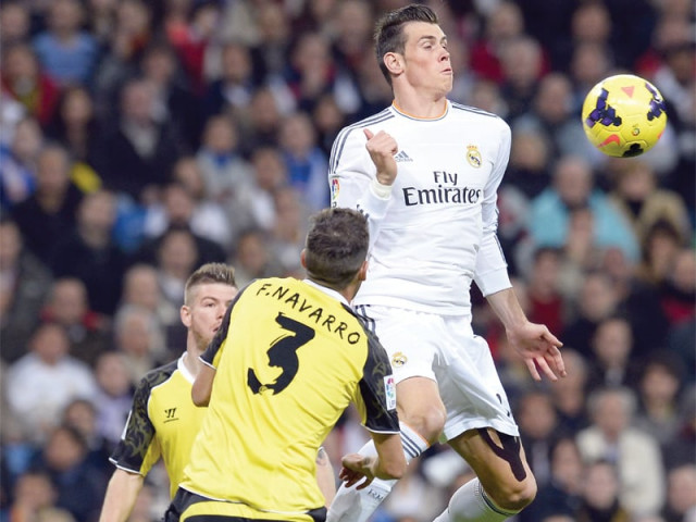 bale put the hosts 2 0 up within half an hour in his first start at the santiago bernabeu photo afp bale put the hosts 2 0 up within half an hour in his first start at the santiago bernabeu photo afp