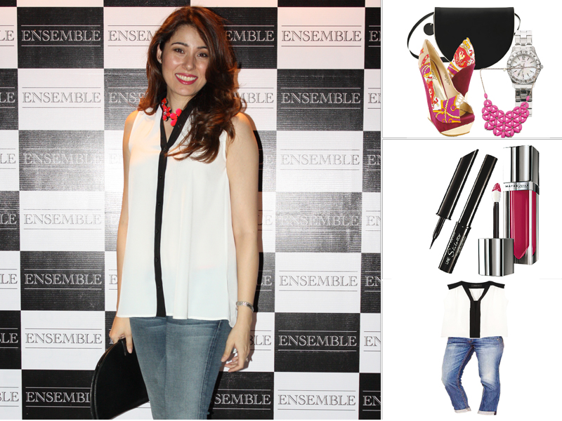 the talented sanam chaudhri never fails to impress on the red carpet with her edgy fashion choices