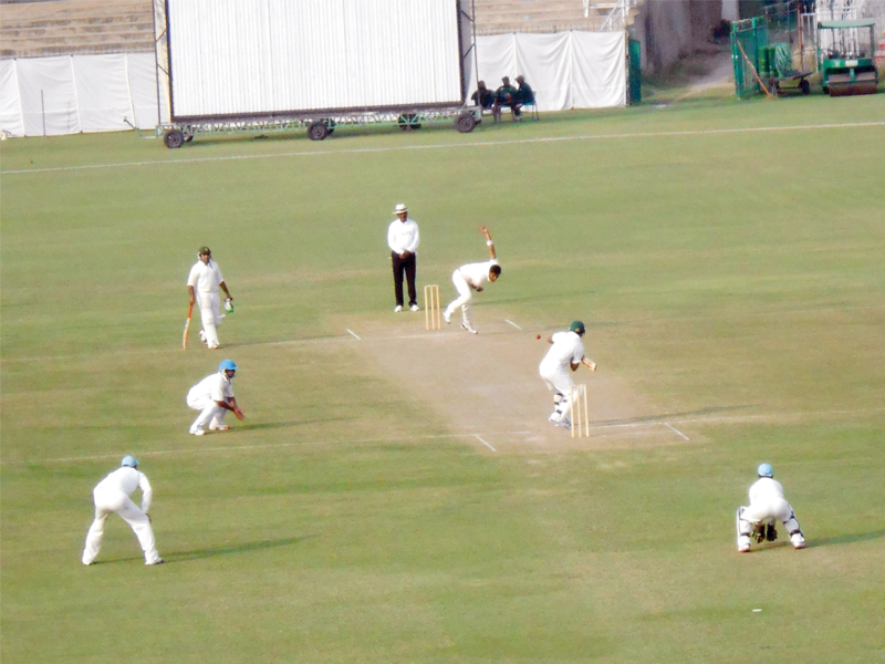 usman arshad starred for sbp scoring 202 off 297 balls including two sixes and 26 boundaries photo express