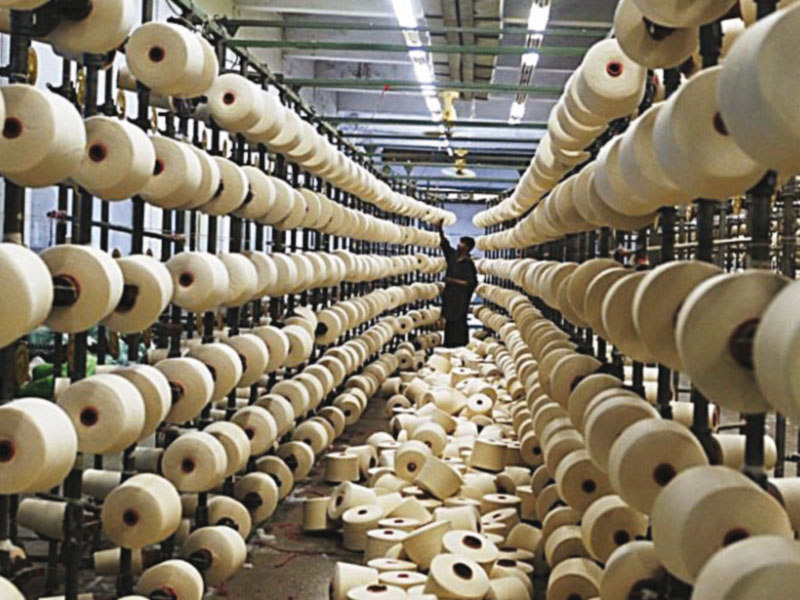 per capita productivity is the lowest in the textile sector in comparison to regional countries photo file