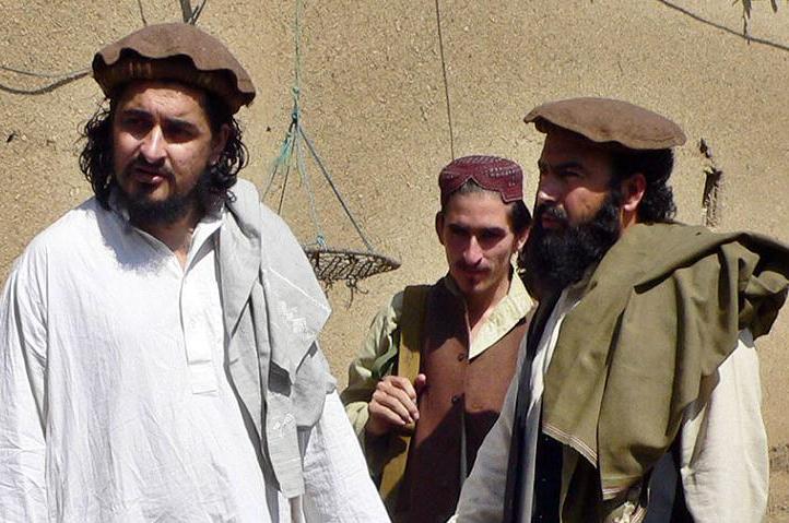 an oct 4 2009 photo showing former ttp chief hakimullah mehsud l with his commander waliur rehman r in south waziristan photo afp
