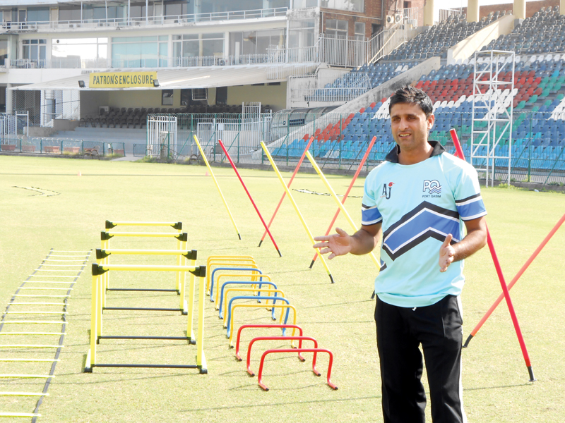 khalid hopes to make an impression at the domestic season by introducing state of the art training methods photo nabeel hashmi express