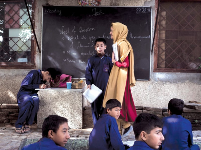 the school also offers higher education to deserving students from various open colleges and universities upon graduation from 8th grade photos myra iqbal express the school also offers higher education to deserving students from various open colleges and universities upon graduation from 8th grade photos myra iqbal express