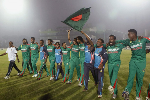 bangladesh 039 s players celebrate after they whitewashed new zealand in their one day international odi cricket series in narayanganj november 3 2013 photo reuters bangladesh 039 s players celebrate after they whitewashed new zealand in their one day international odi cricket series in narayanganj november 3 2013 photo reuters