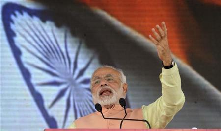 gujarat 039 s chief minister and hindu nationalist narendra modi the prime ministerial candidate for india 039 s main opposition bharatiya janata party bjp addresses a rally in the eastern indian city of patna photo reuters