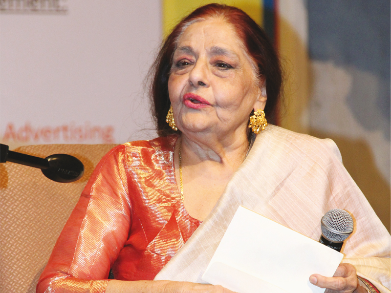 a candid discussion with ghazal singers fareeda khanum and ustad ghulam ali was moderated by author and singer ali sethi photo publicity