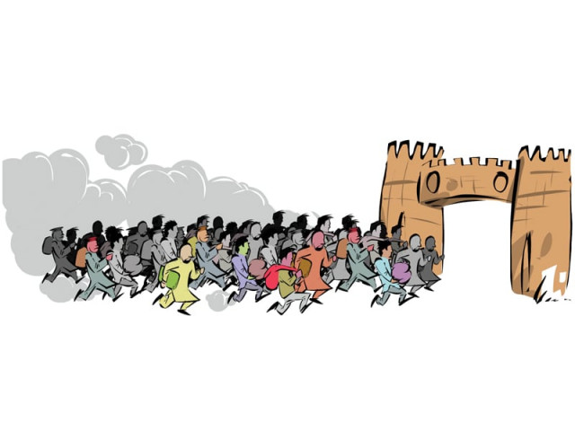 huge influx of migrants from fata leading to several socio economic problems illustration jamal khursheed huge influx of migrants from fata leading to several socio economic problems illustration jamal khursheed