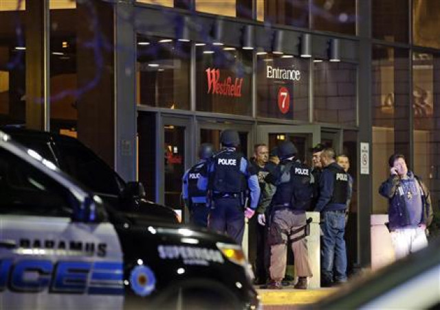 heavily armed police secure the area after reports that a gunman fired shots at the garden state plaza mall in paramus new jersey photo reuters heavily armed police secure the area after reports that a gunman fired shots at the garden state plaza mall in paramus new jersey photo reuters