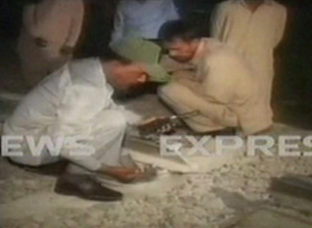a screen grab from express news showing the affected portion of the tracks a screen grab from express news showing the affected portion of the tracks