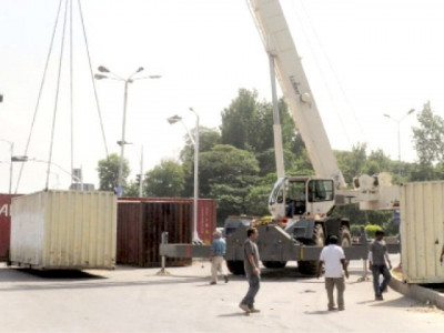 muharram security transporters cry foul as police whisk away containers