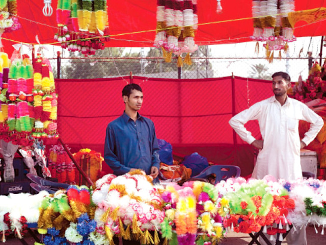business at the airport this year is moving at snail s pace according to a garland seller photo express business at the airport this year is moving at snail s pace according to a garland seller photo express