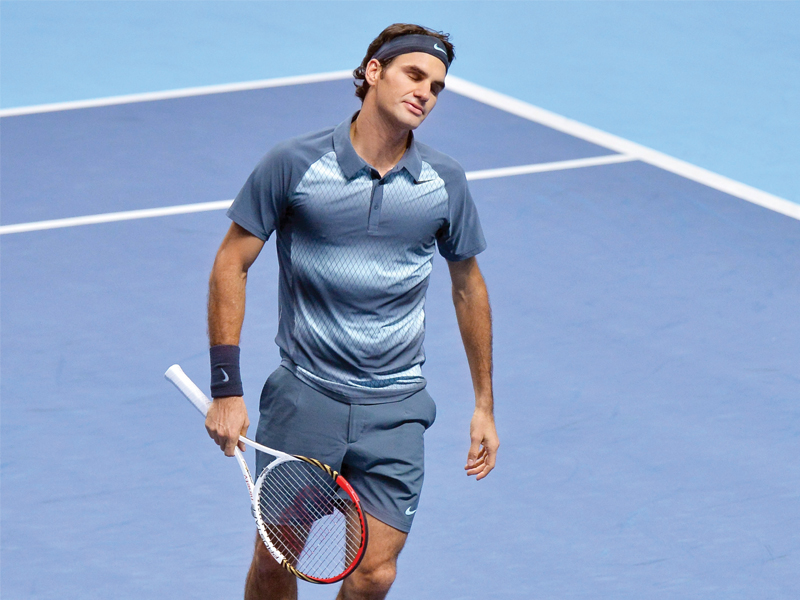 for the first time since 2002 roger federer will fail to finish the year as a member of the world s top four photo afp