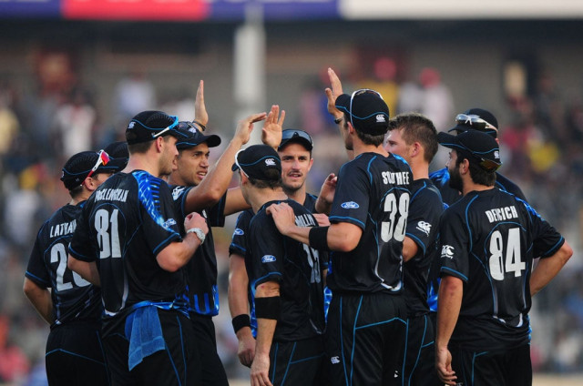 new zealand cricketers celebrate after the dismissal of the unseen bangladesh batsman mohammad mahmudullah during the t20 cricket match between bangladesh and new zealand at the sher e bangla national cricket stadium in dhaka on november 6 2013 photo afp new zealand cricketers celebrate after the dismissal of the unseen bangladesh batsman mohammad mahmudullah during the t20 cricket match between bangladesh and new zealand at the sher e bangla national cricket stadium in dhaka on november 6 2013 photo afp