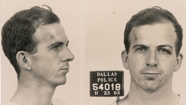 dallas police mugshots of lee harvey oswald after he was arrested for the murder of president john f kennedy on november 22 1963 photo afp