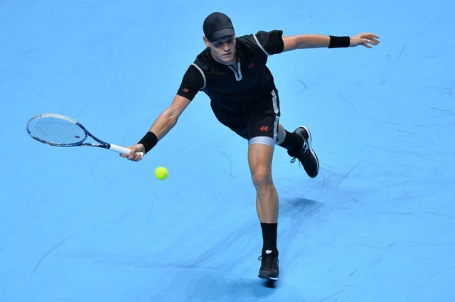 tomas berdych remained in contention for a place in the semi finals of the atp world tour finals after cruising to a 6 4 6 4 win over david ferrer photo afp tomas berdych remained in contention for a place in the semi finals of the atp world tour finals after cruising to a 6 4 6 4 win over david ferrer photo afp