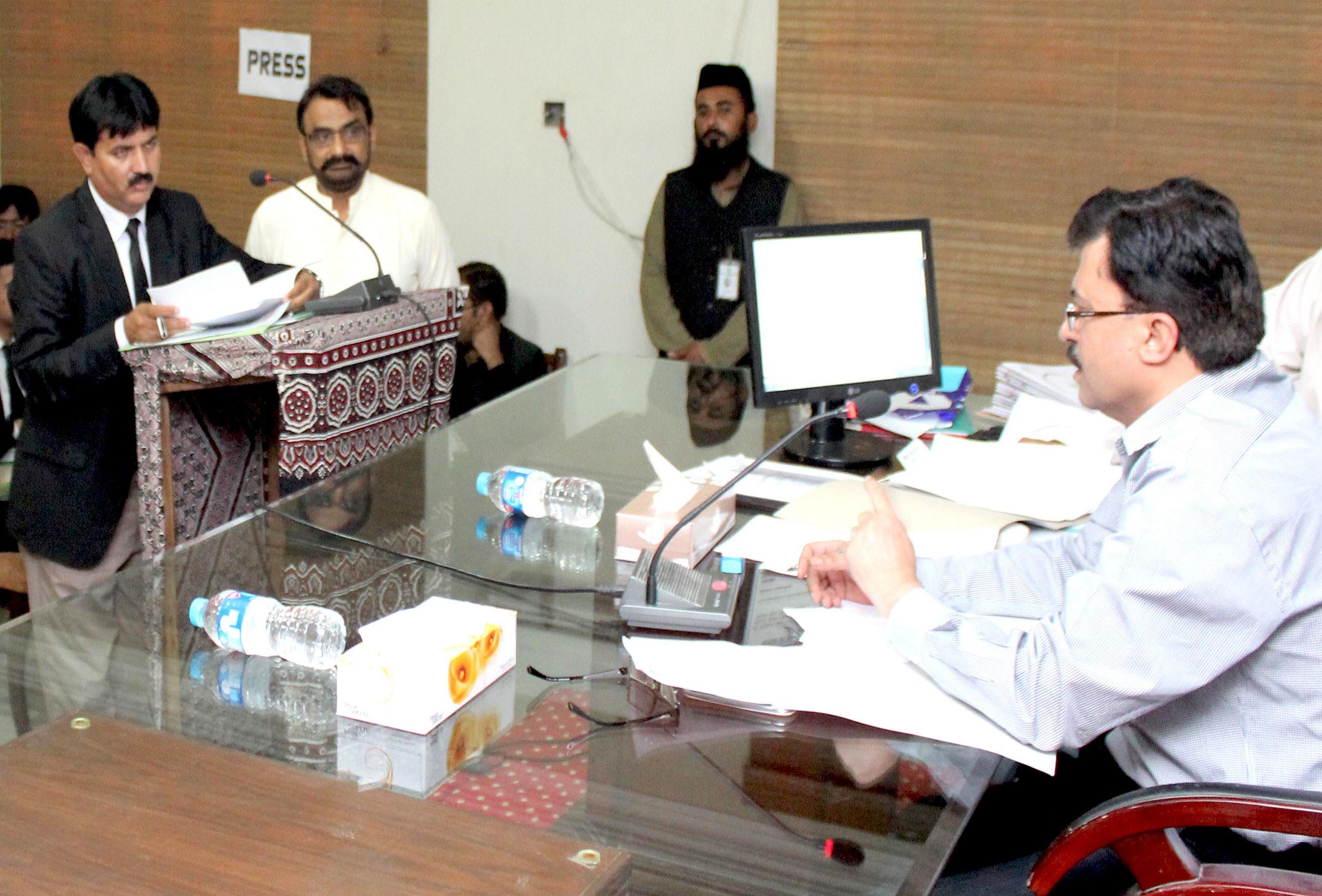 hearings were conducted by the hyderabad commissioner jamal mustafa syed photo express