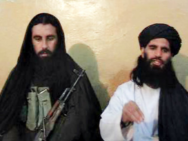 the caretaker ttp chief asmatullah shaheen announces the new leader of ttp during a news conference in an undisclosed location photo afp the caretaker ttp chief asmatullah shaheen announces the new leader of ttp during a news conference in an undisclosed location photo afp