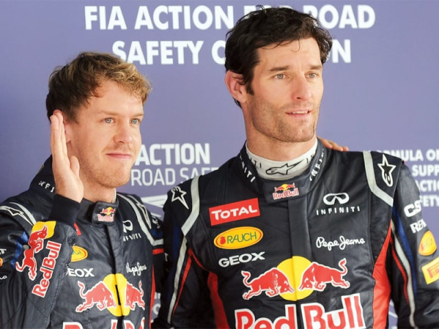 vettel said webber will leave the sport with his respect having worked so closely for the past five seasons photo afp file vettel said webber will leave the sport with his respect having worked so closely for the past five seasons photo afp file