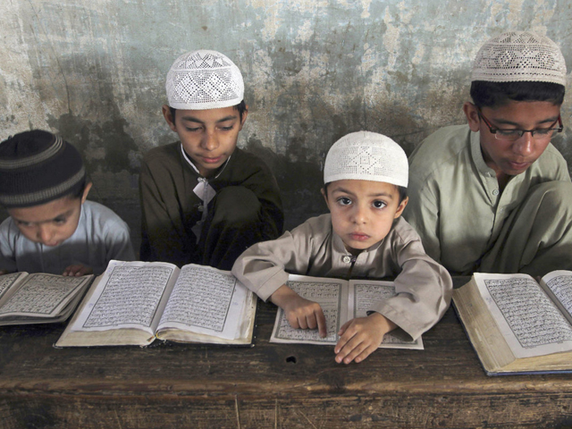 students at a madrassa in karachi on march 4 2015 photo ap