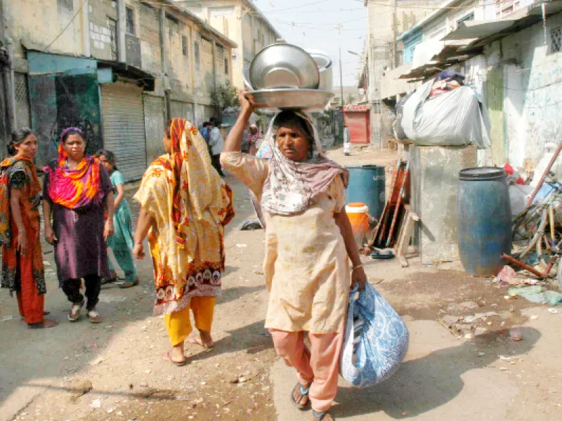 members of other minority communities apart from christians have also moved out of lyari photo file members of other minority communities apart from christians have also moved out of lyari photo file