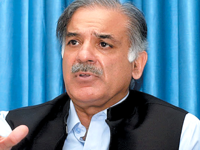 chief minister shahbaz sharif photo file