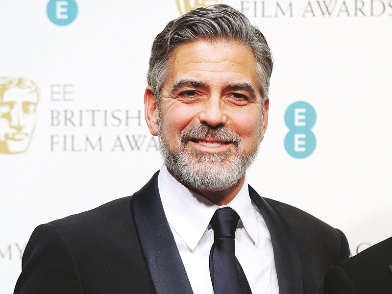 george clooney 52 picked up the stanley kubrick britannia award for excellence in film for his prolific body of work photo file