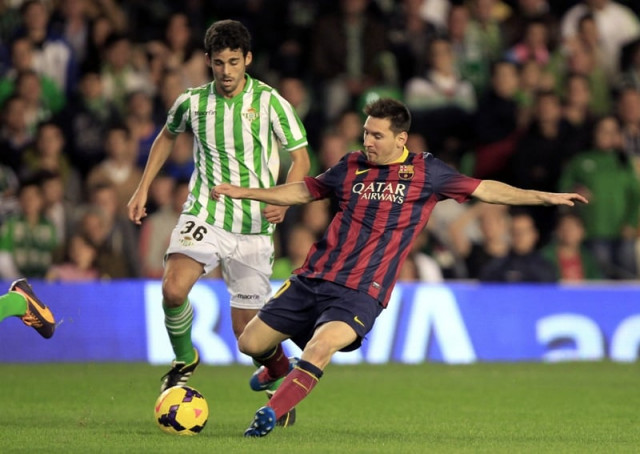 injury woes barcelona s star lionel messi will be sidelined for 6 8 weeks due to a muscle tear in his left hamstring muscle photo reuters injury woes barcelona s star lionel messi will be sidelined for 6 8 weeks due to a muscle tear in his left hamstring muscle photo reuters