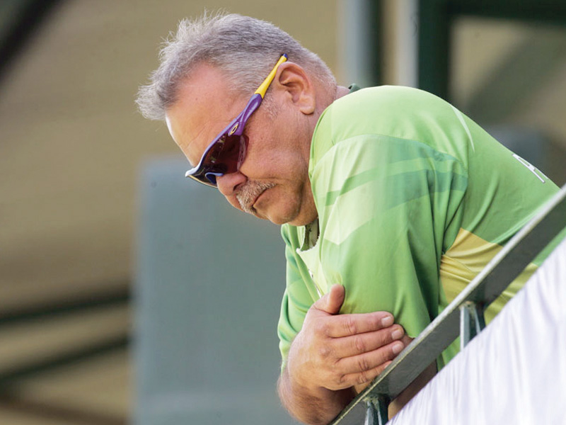 whatmore s time as the head coach of the pakistan team could be reportedly nearing its end after a series of poor results photo afp