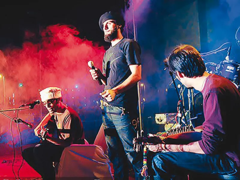 the band draws inspiration from progressive poet ghani khan photos publicity the band draws inspiration from progressive poet ghani khan photos publicity