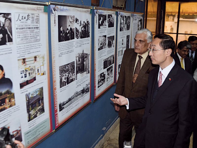 the exhibition is meant to provide pakistanis a glimpse into chinese history and culture photo muhammad javaid express amp inp