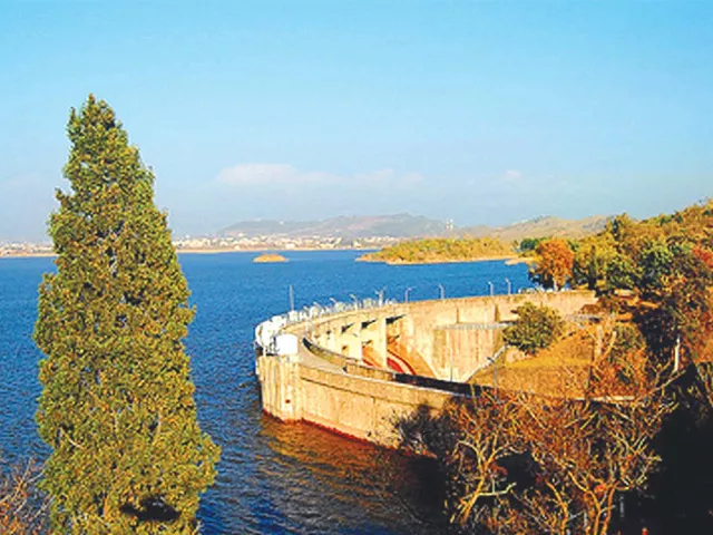 a view of the rawal dam photo file a view of the rawal dam photo file