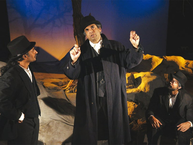 zia moheyeddin s direction coupled with the words of samuel beckett is what the success of the play hinges on photos publicity zia moheyeddin s direction coupled with the words of samuel beckett is what the success of the play hinges on photos publicity