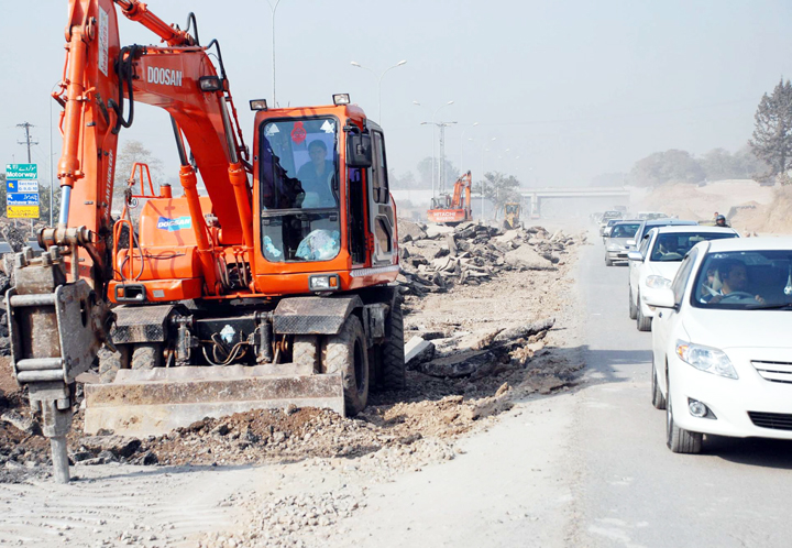 file photo of heavy machinery busy in construction work on the highway photo ppi file