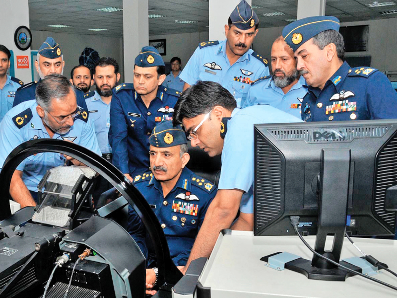 assessing facilities air chief visits aeronautical complex
