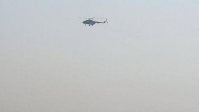 iranian helicopter infiltrated into the pakistani airspace at around 1 30 pm on tuesday and returned after flying for several minutes photo afp file iranian helicopter infiltrated into the pakistani airspace at around 1 30 pm on tuesday and returned after flying for several minutes photo afp file