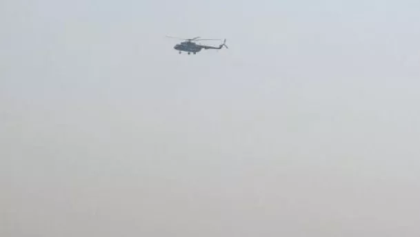 iranian helicopter infiltrated into the pakistani airspace at around 1 30 pm on tuesday and returned after flying for several minutes photo afp file iranian helicopter infiltrated into the pakistani airspace at around 1 30 pm on tuesday and returned after flying for several minutes photo afp file