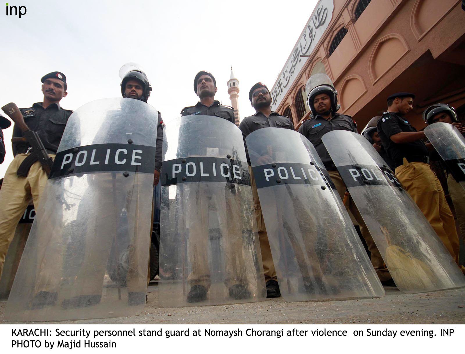 police said members of lashkar e jhangvi lej were planning to attack a shia gathering on friday photo inp file