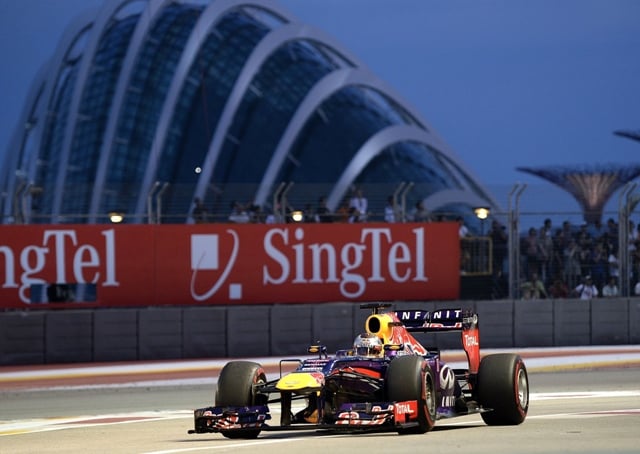 vettel clarified that regardless of the nature of his relationship with teammate webber both red bull drivers respect each other photo afp