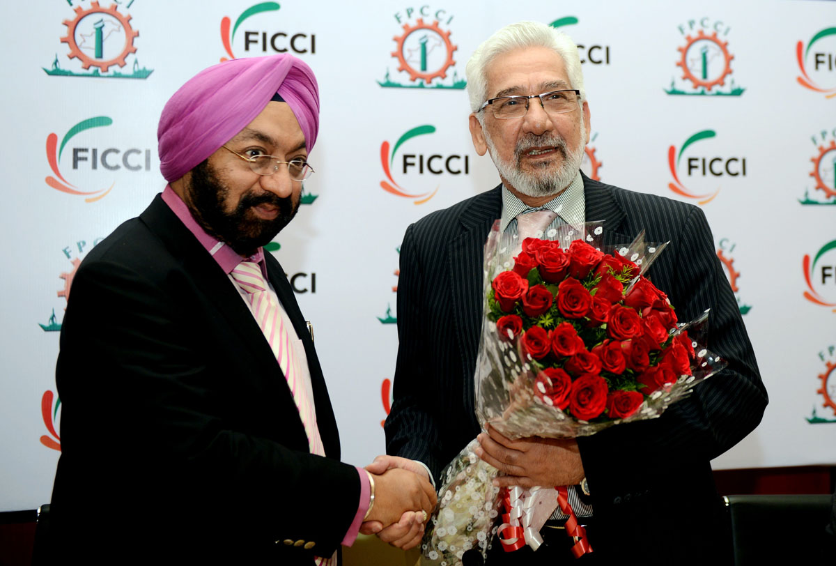 president saarc chamber of commerce and industry senior executive committee member of ficci vikramjit singh sahney l welcomes fpcci president zubair ahmed malik photo afp president saarc chamber of commerce and industry senior executive committee member of ficci vikramjit singh sahney l welcomes fpcci president zubair ahmed malik photo afp