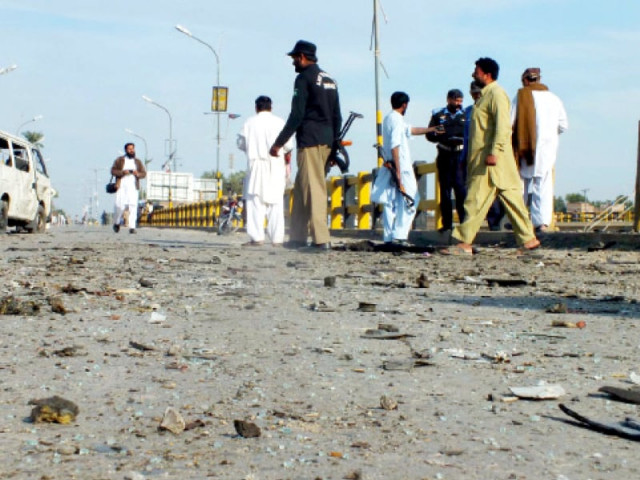 security personnel near kurram river bridge after a suicide bomber attacked a security forces van en route to bannu from kohat photo inp security personnel near kurram river bridge after a suicide bomber attacked a security forces van en route to bannu from kohat photo inp