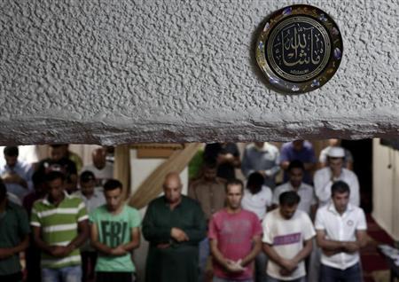 without a proper place of worship muslims have been praying in makeshift mosques set up in old garages or dingy warehouses photo reuters