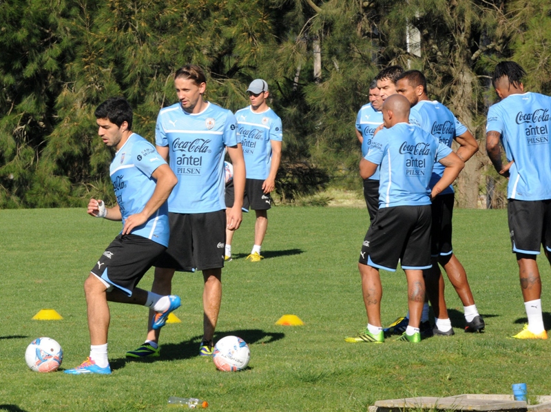 at full strength jordan s defence can expect another torrid encounter with uruguay who are spearheaded by the likes of top strikers luis suarez and edinson cavani photo afp