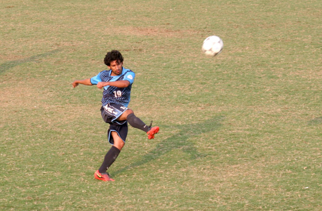 tough luck defending champions krl were contained by hbl in a goalless draw on tuesday photo file express tough luck defending champions krl were contained by hbl in a goalless draw on tuesday photo file express