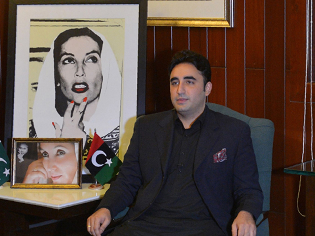ppp chairman bilawal bhutto zardari looks on during an interview with afp at his home in karachi photo afp