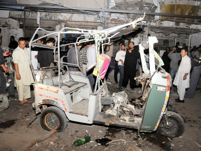 ttp claims responsibility for karachi twin blasts
