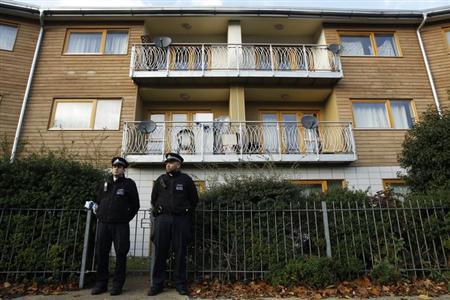 police stand guard in front of a property in lambeth south london november 23 2013 photo reuters