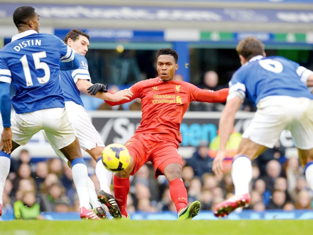 suarez and sturridge scored a goal each to take their individual tally to nine this season as liverpool came from behind to level 3 3 against everton photo reuters suarez and sturridge scored a goal each to take their individual tally to nine this season as liverpool came from behind to level 3 3 against everton photo reuters